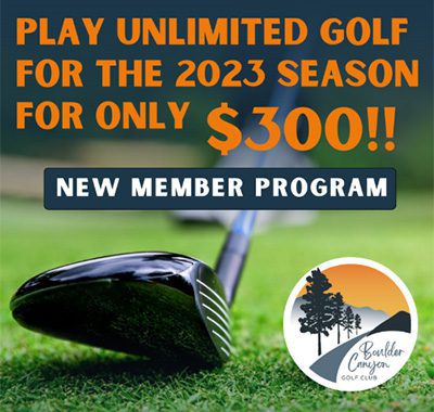 Unlimited Golf for 2023 Season - Only $300!
